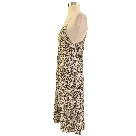 ATM Leopard Slip Dress Anthony Thomas Melillo  Lunar Combo Sleeveless Cami Small - Picture 5 of 10